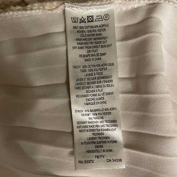 French Connections Sweater with Pleated Backing - Picture 5 of 5